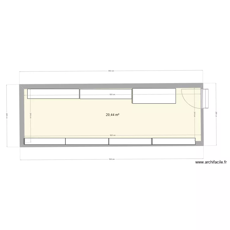 Plan La Fromagerie du Lac. Plan de 