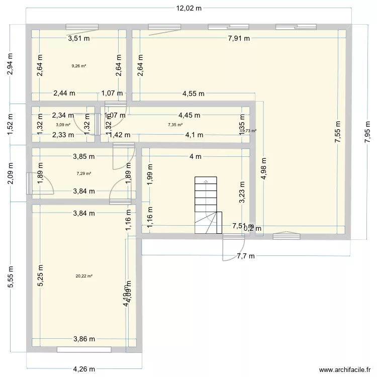 Essai. Plan de 6 et 97 m² Essai. Plan de 6 et 97 m²