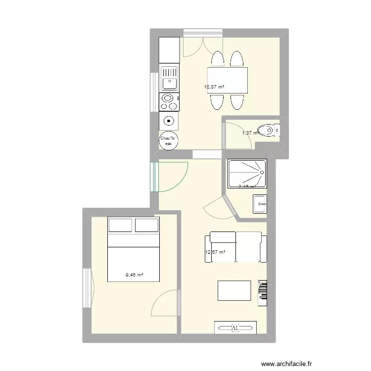 appart essai 3. Plan de 