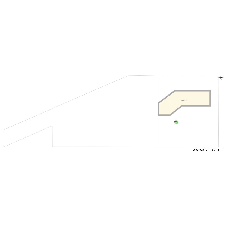 Fontvieille. Plan de 1 pièce et 198 m2