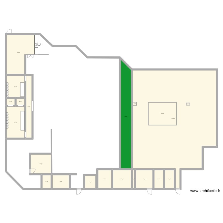 Le Lab 2025 (1). Plan de 21 pièces et 412 m2