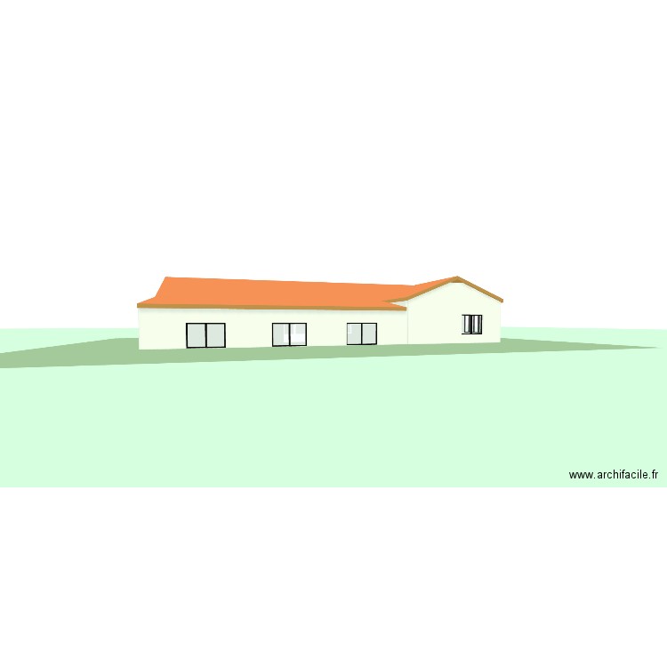 test. Plan de 1 pièce et 43 m2