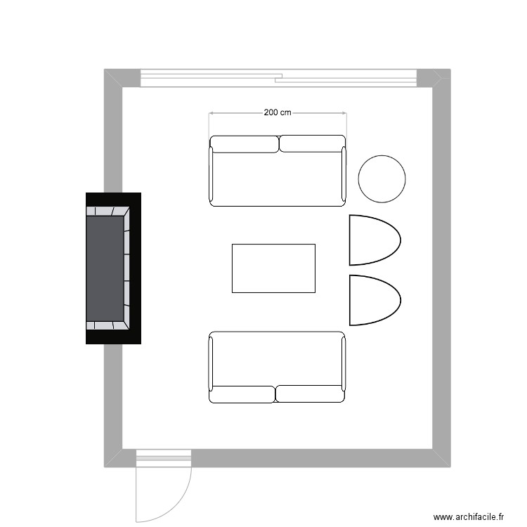 Deep /2  200 cm. Plan de 0 pièce et 0 m2