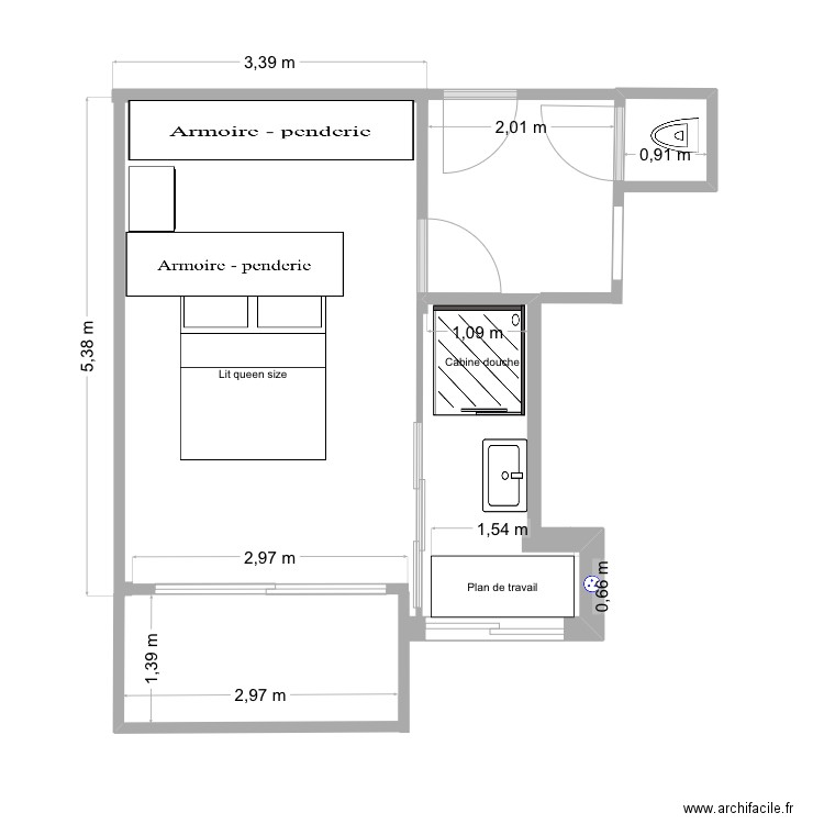 Suite parentale 1. Plan de 0 pièce et 0 m2
