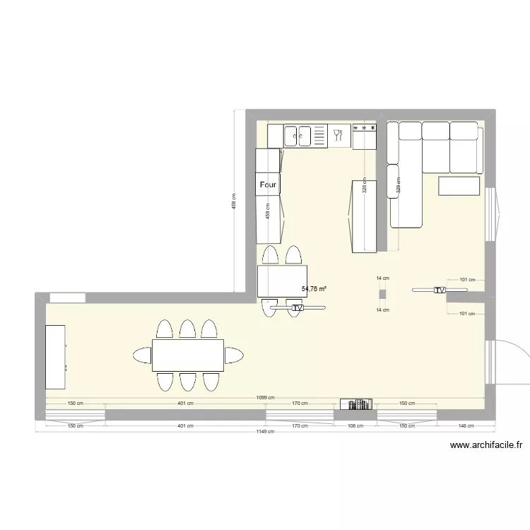 appartement. Plan de appartement. Plan de