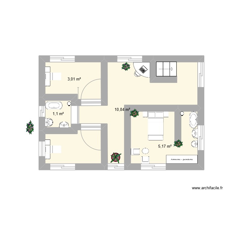 plan bam. Plan de 0 pièce et 0 m2