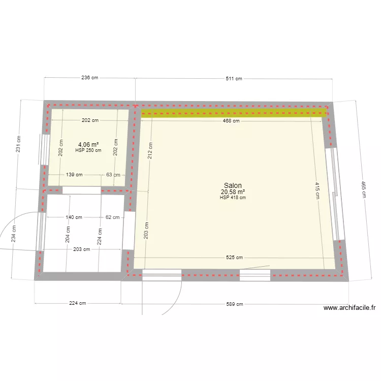 STUDIO 3&deg;. Plan de 