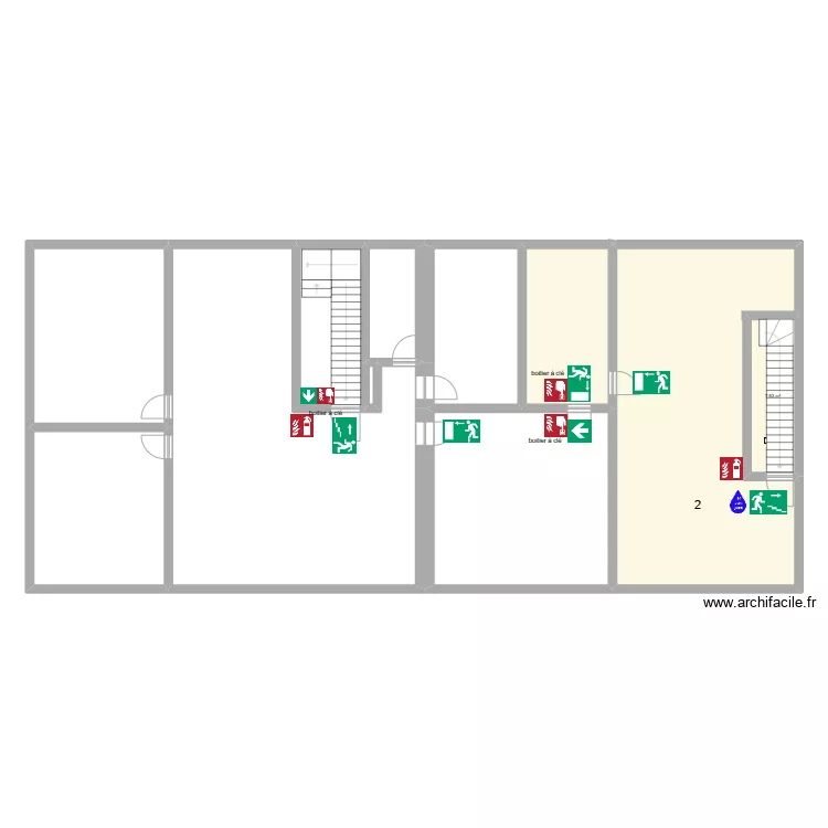 2emeA retourn&eacute;. Plan de 