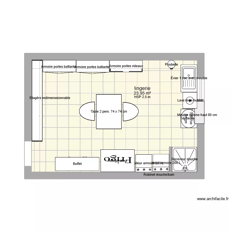 lingerie lailly. Plan de 1 et 24 m² lingerie lailly. Plan de 1 et 24 m²