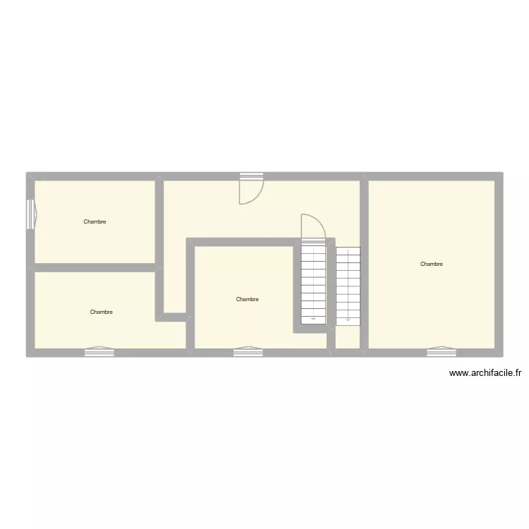MORETTO ETAGE ETAT INITIAL. Plan de 