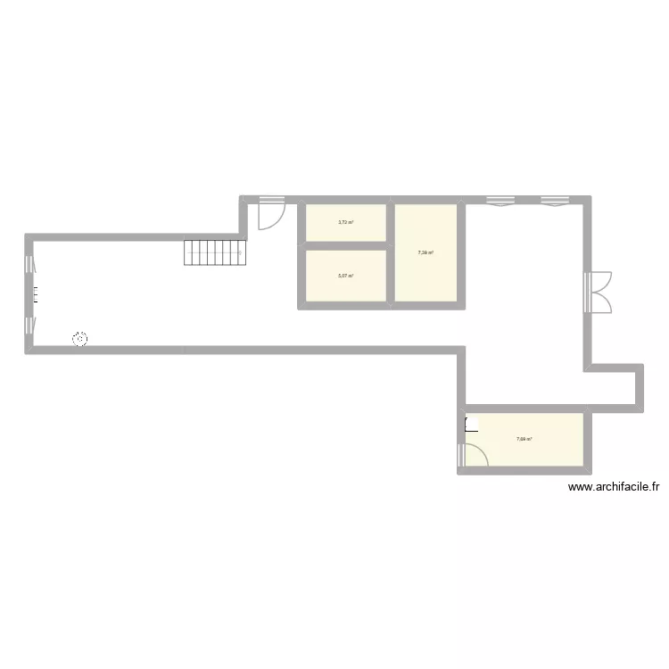 Number 1 test 2. Plan de 4  et 24 m²
