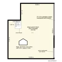 étage grand dépot stockage