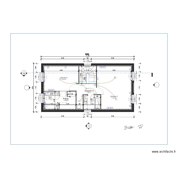 SENG 2 EME ETAGE. Plan de 0 pièce et 0 m2