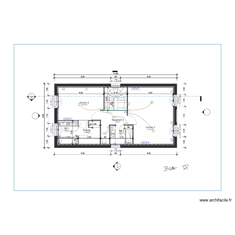 SENG 2 EME ETAGE. Plan de 