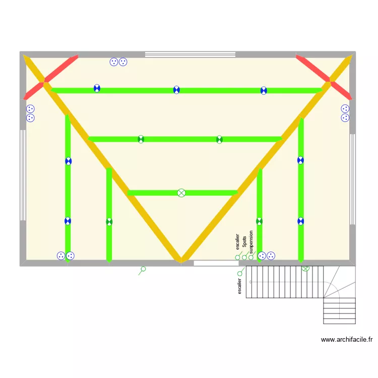 St jean de barrou. Plan de 12 Pièces et 111 m² St jean de barrou. Plan de 12 Pièces et 111 m²