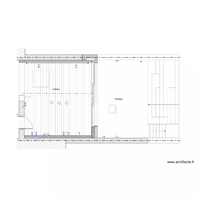 ballet cuisine. Plan de 