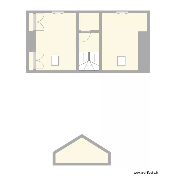 FERAL - DARNETAL. Plan de 30  et 143 m²