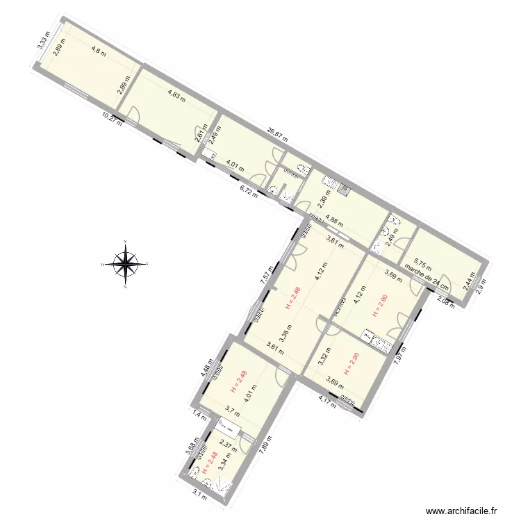 projet saint bevin. Plan de 14 et 146 m² projet saint bevin. Plan de 14 et 146 m²