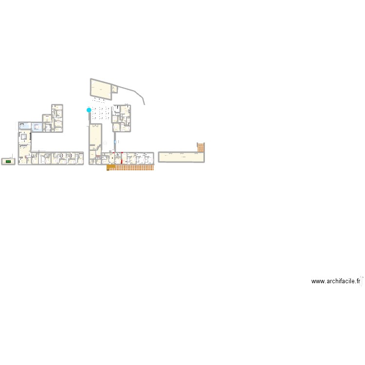 Jessica & Stuart. Plan de 60 pièces et 956 m2