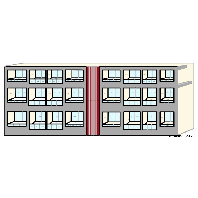 IMMEUBLE AVEC LES 2 PARTIES. Plan de 0 pièce et 0 m2