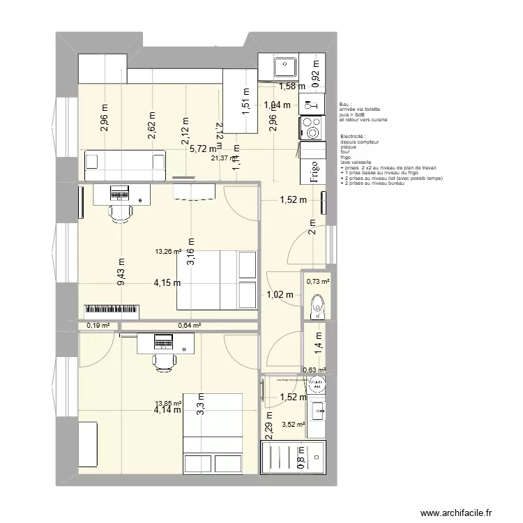 Pierre Arthaud + projet SdB et cuisine v2. Plan de Pierre Arthaud + projet SdB et cuisine v2. Plan de