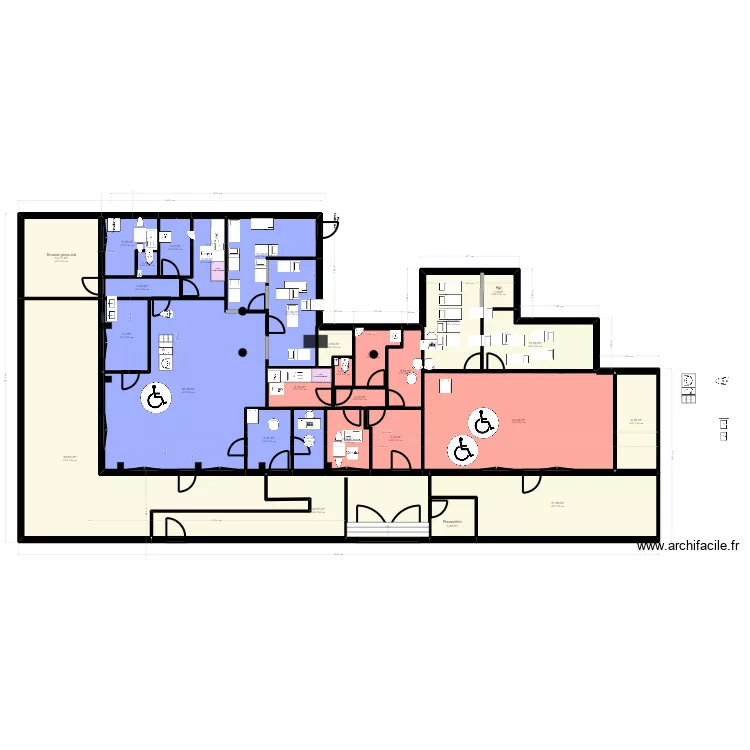 92C35JM Projet V3.1 BiJ corrig&eacute; cotes r&eacute;elles augment&eacute;es. Plan de 