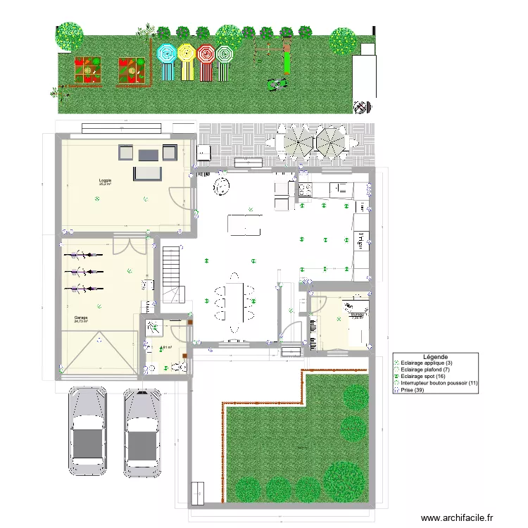Peupliers RDC 6 Août 2025 salon jardin 2. Plan de 4 et 62 m² Peupliers RDC 6 Août 2025 salon jardin 2. Plan de 4 et 62 m²