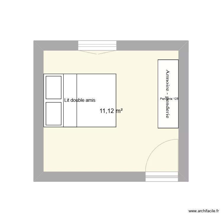 chambre amis ouest. Plan de chambre amis ouest. Plan de
