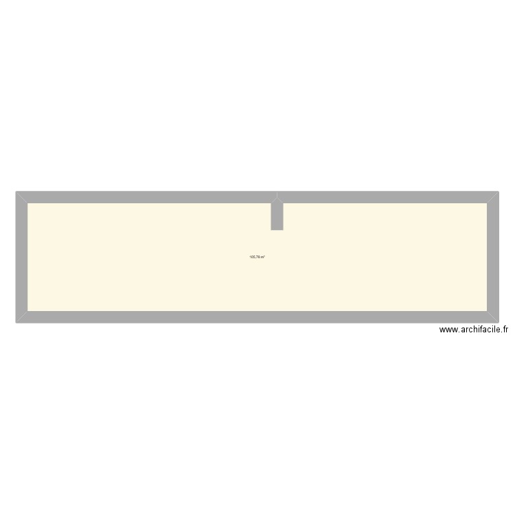 maison1. Plan de 1 pièce et 106 m2