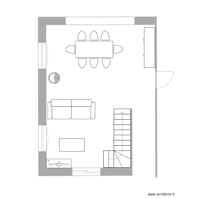 ONGLES Salle à manger. Plan de 0 pièce et 0 m2