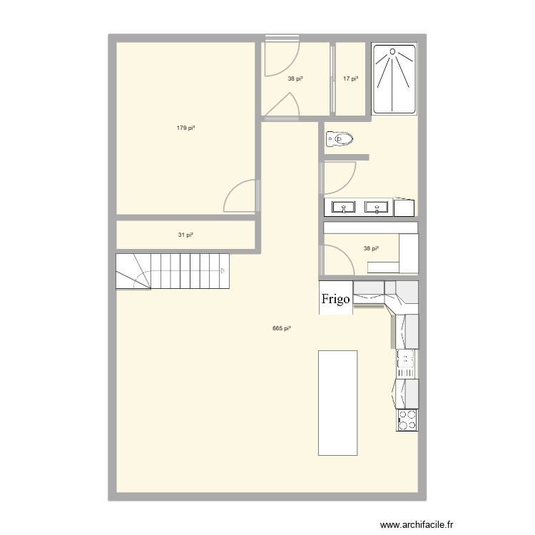 12 b ch avant. Plan de 0 pièce et 0 m2