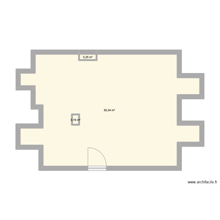 Appartement Lons 2. Plan de 3 pièces et 51 m2