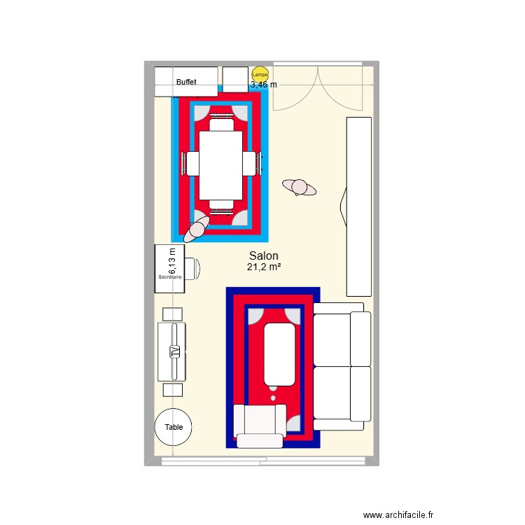 SEJOUR MARLY - 1. Plan de 1 pièce et 21 m2