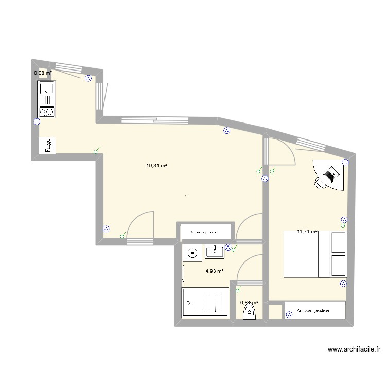 plan 2. Plan de 0 pièce et 0 m2