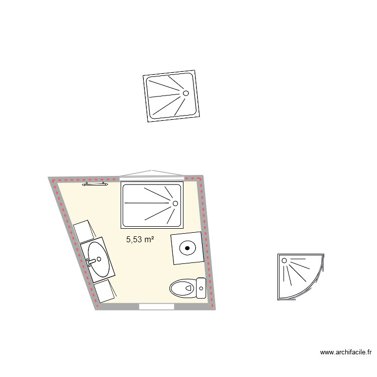 salle de bain 3. Plan de 0 pièce et 0 m2