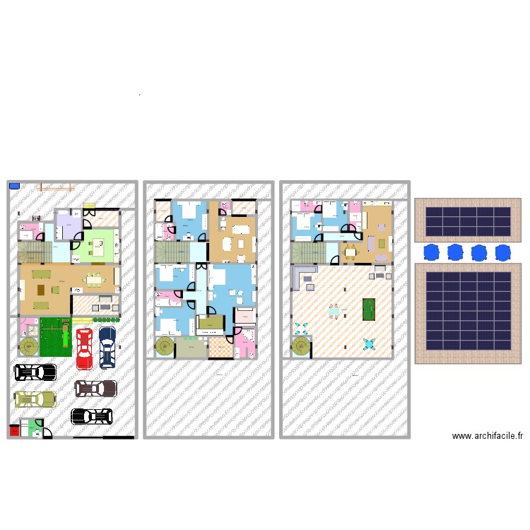 villa 30/15 autres. Plan de 47 pièces et 1259 m2