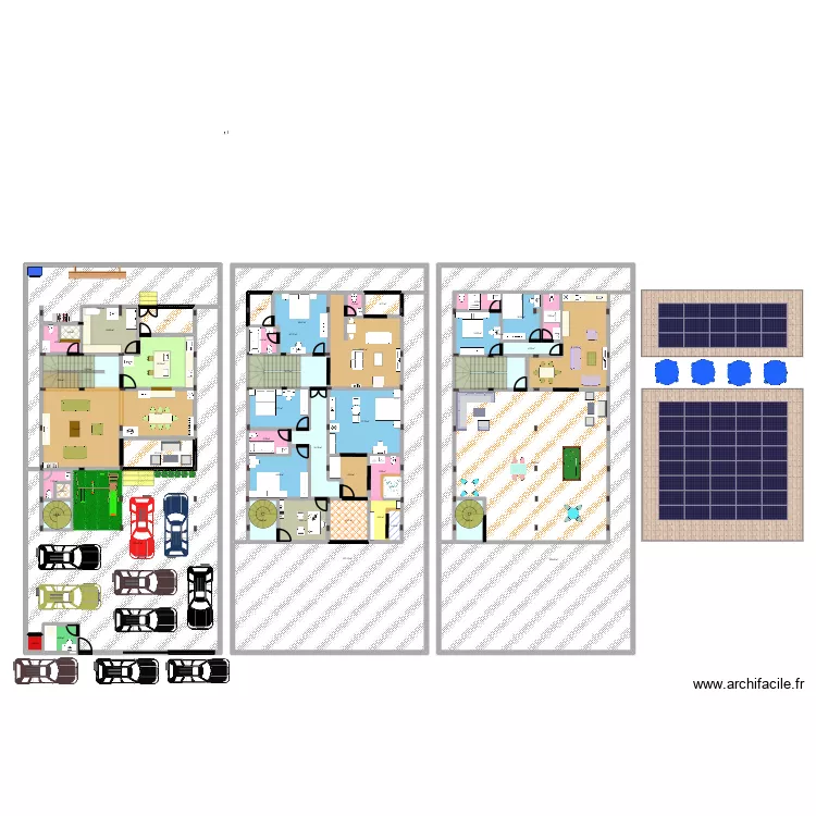 villa 30/15 autres. Plan de 50 pièces et 1257 m²
