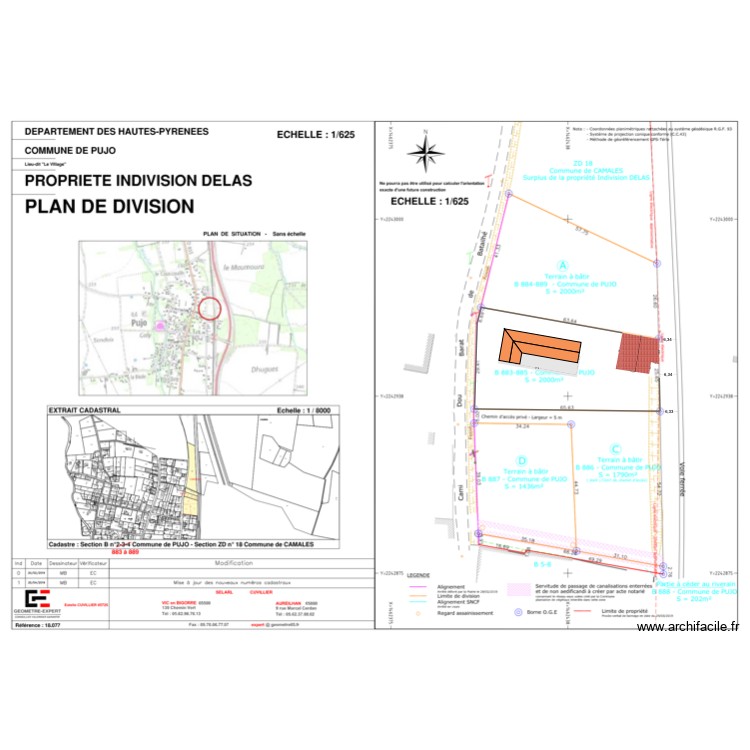 plan masse SNCF - d&eacute;croch&eacute;. Plan de 0 pièce et 0 m2