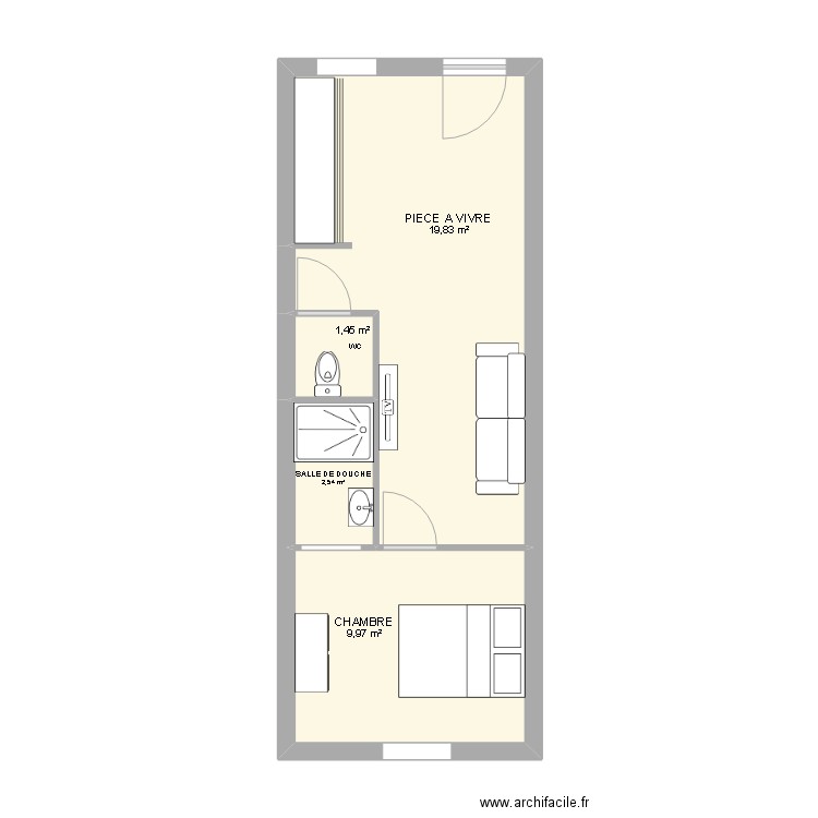 RCO. Plan de 0 pièce et 0 m2