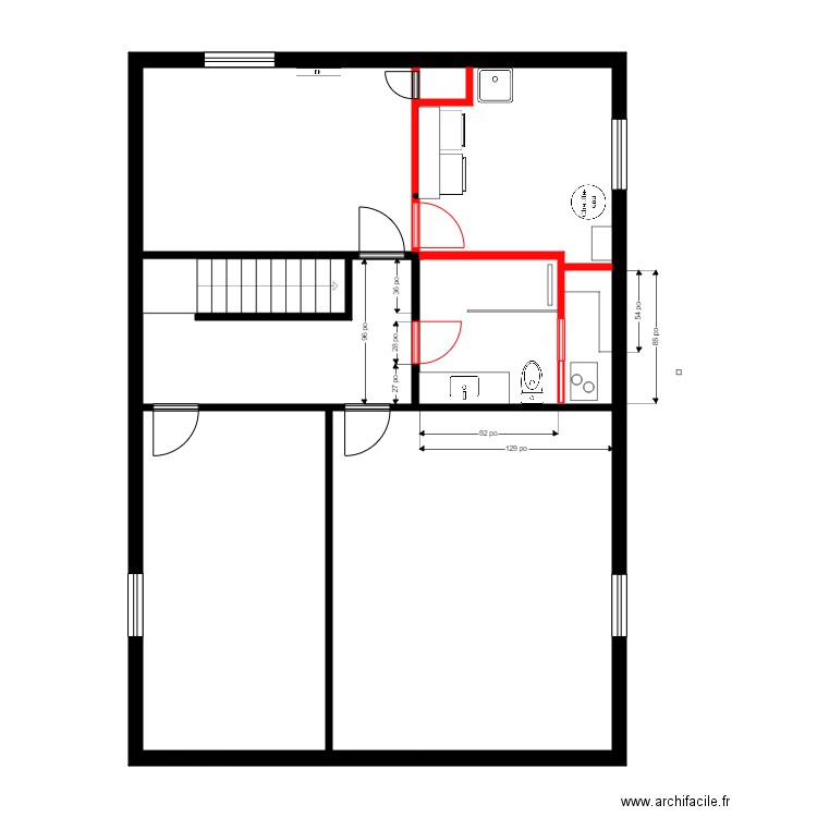 Vaness 2. Plan de 4 pièces et 88 m2