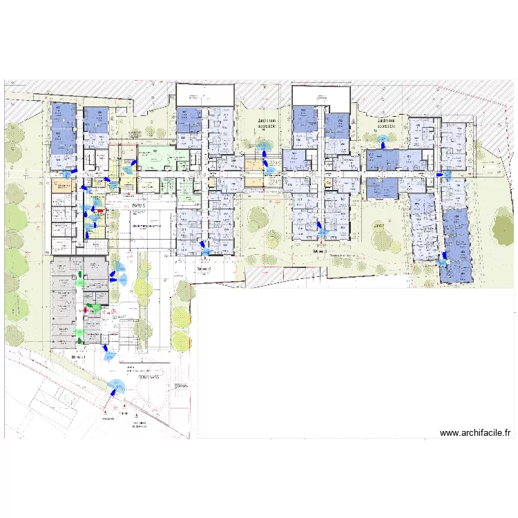 Butte Blanche plan rez-de-chaussée videoprotection. Plan de Butte Blanche plan rez-de-chaussée videoprotection. Plan de