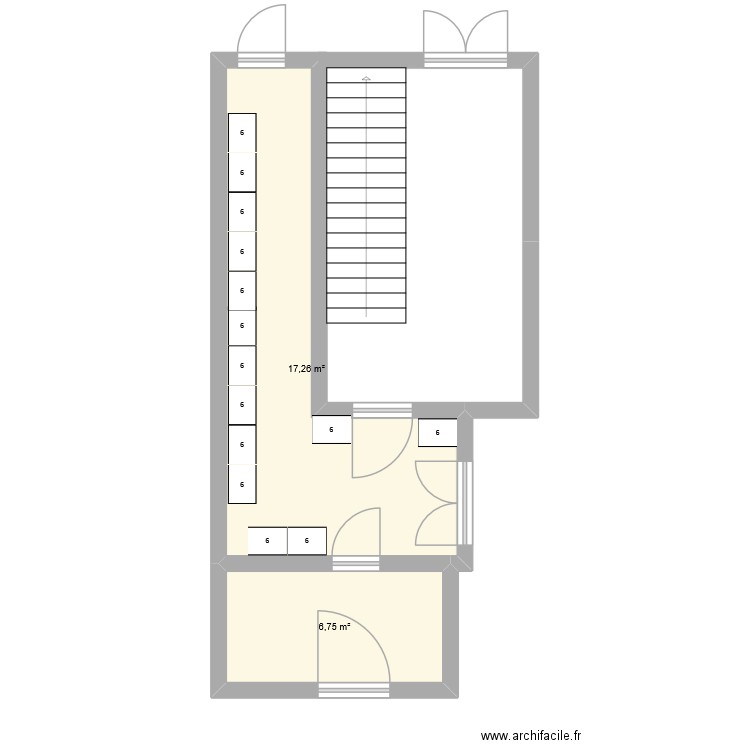 ACCEUIL V2. Plan de 2 pièces et 24 m2