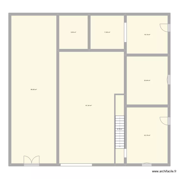 fleury2A. Plan de 8 et 225 m² fleury2A. Plan de 8 et 225 m²