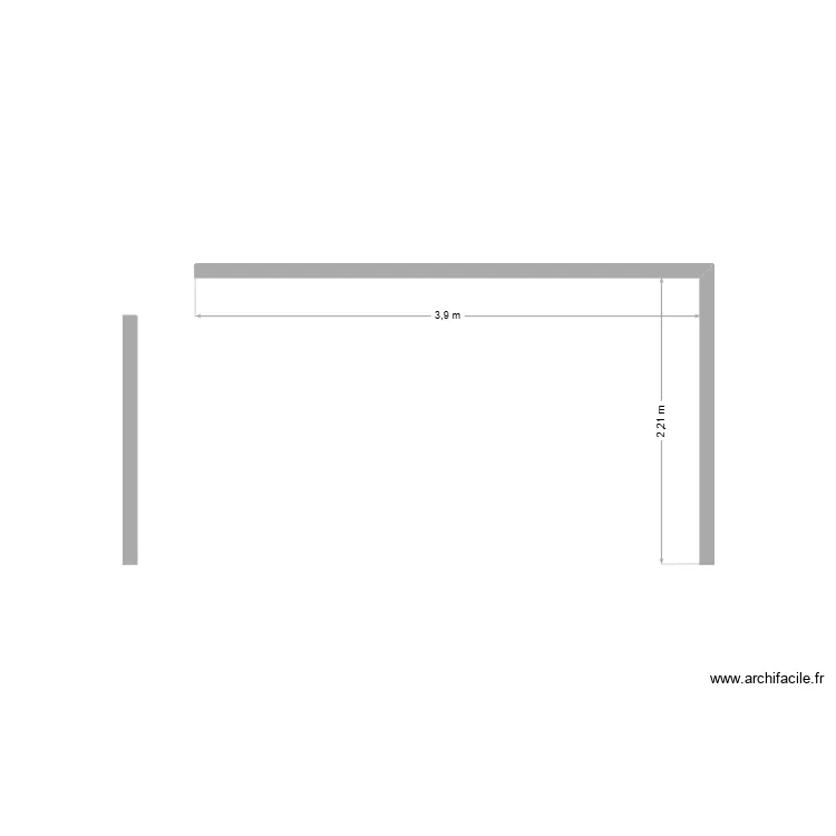 Cuisine. Plan de 1 et 9 m² Cuisine. Plan de 1 et 9 m²
