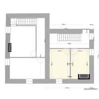 alos cot&eacute; cour etage