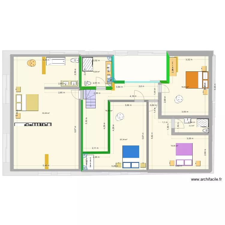 Maison Ecuelles Etage Version 15052025. Plan de 