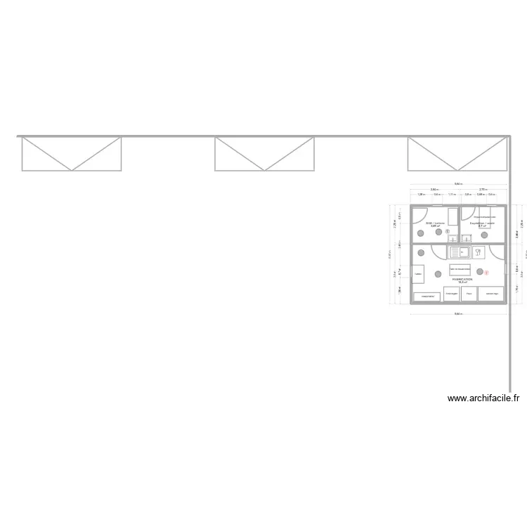 M&eacute;lanie Petit 2026. Plan de 3 Pièces et 30 m²