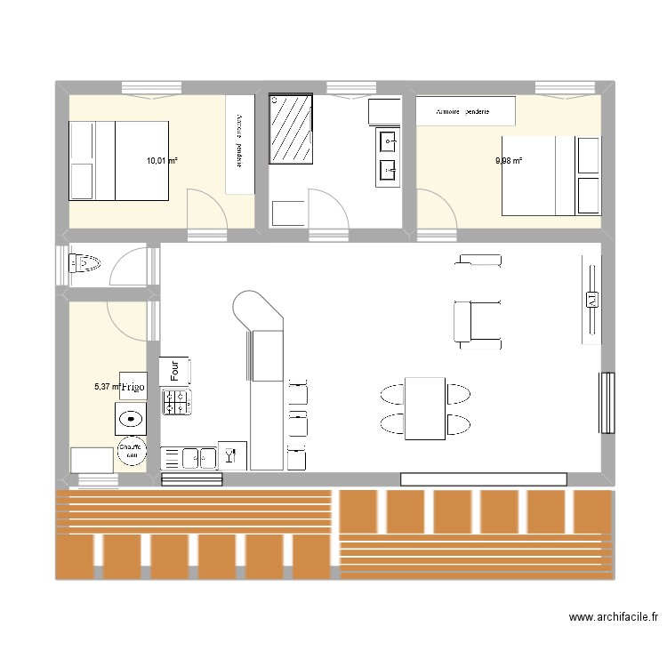 chalet. Plan de 0 pièce et 0 m2