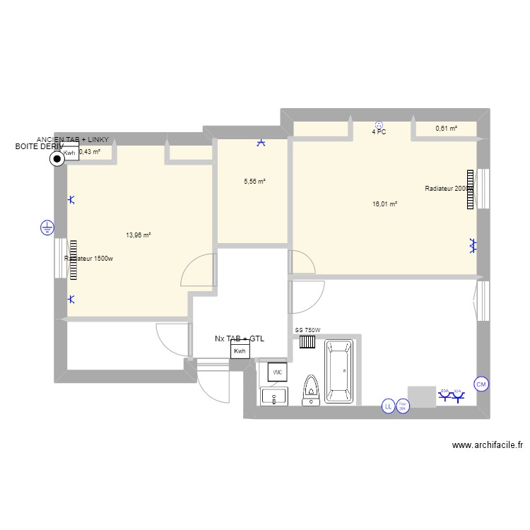 BABOIN. Plan de 0 pièce et 0 m2