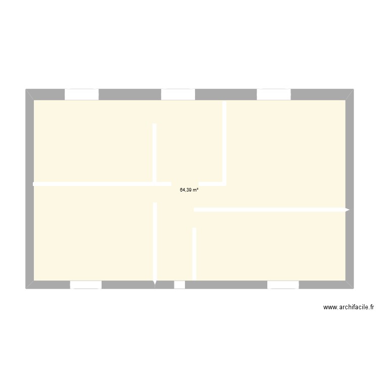 Cesny 1er étage Maison. Plan de 0 pièce et 0 m2